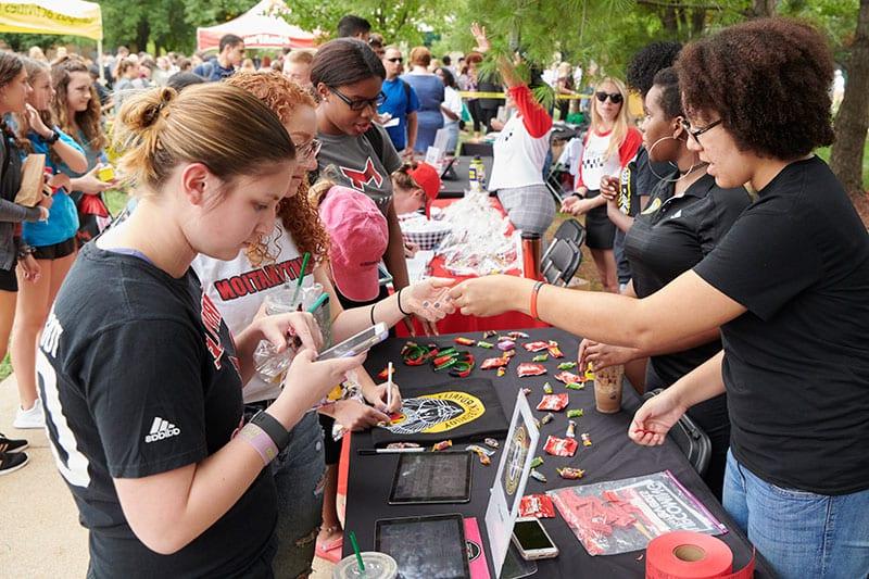 ABC students at involvement fair