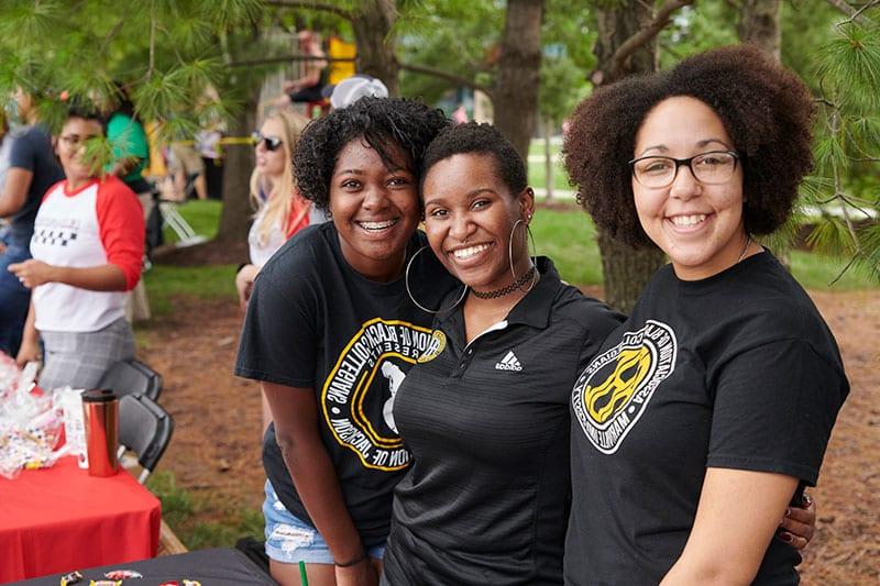 students at involvement fair